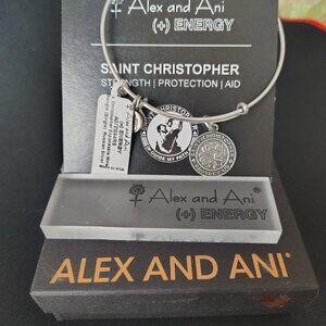 Alex and Ani Saint Christopher Bangle  with Card   807